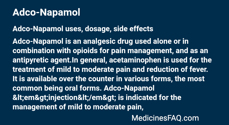 Adco-Napamol