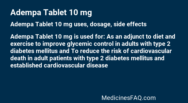 Adempa Tablet 10 mg