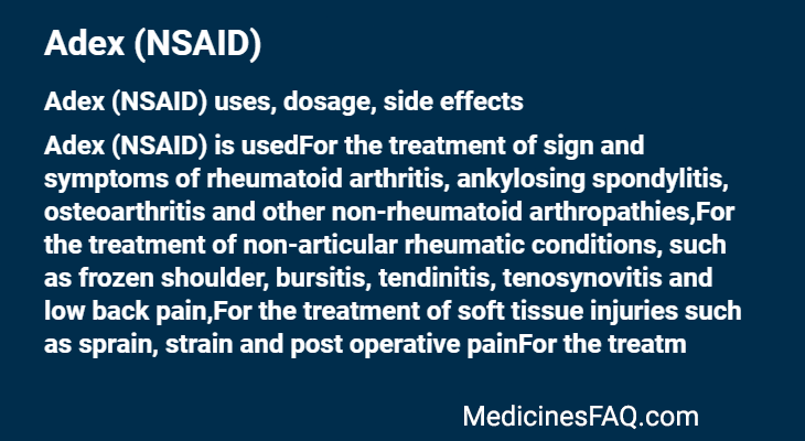 Adex (NSAID)