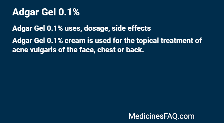 Adgar Gel 0.1%