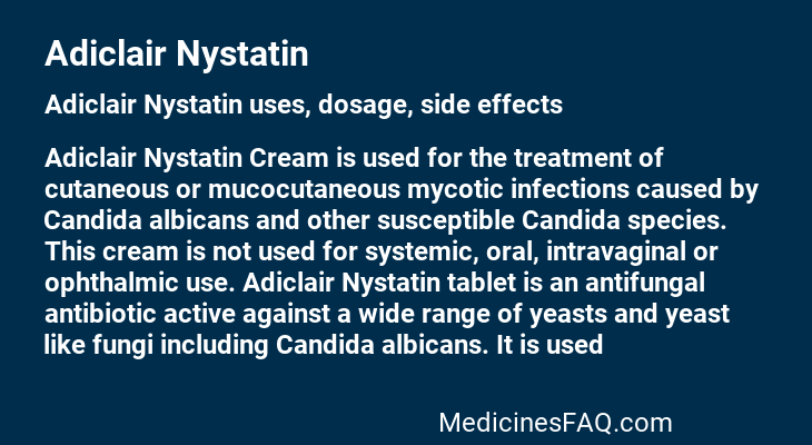 Adiclair Nystatin