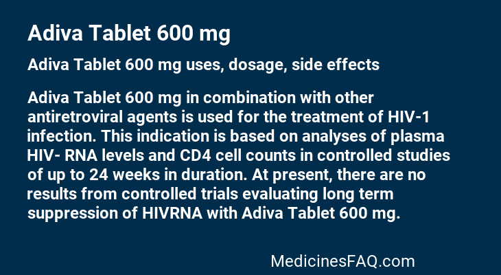 Adiva Tablet 600 mg