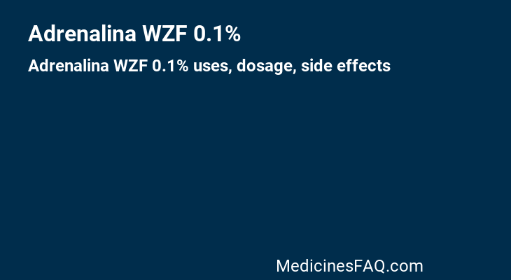 Adrenalina WZF 0.1%