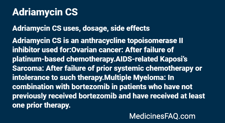 Adriamycin CS