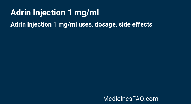 Adrin Injection 1 mg/ml