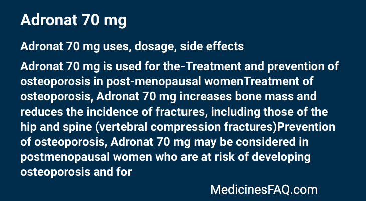 Adronat 70 mg