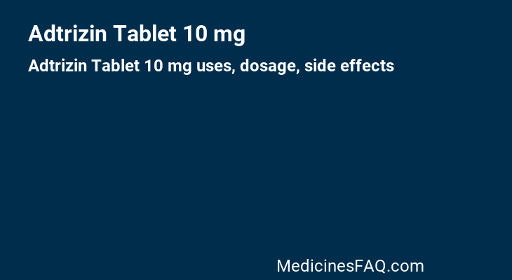 Adtrizin Tablet 10 mg