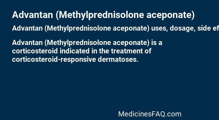 Advantan (Methylprednisolone aceponate)