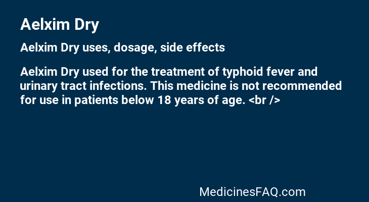 Aelxim Dry