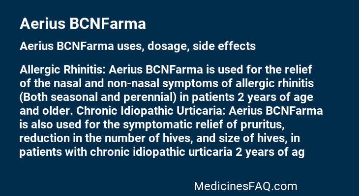 Aerius BCNFarma