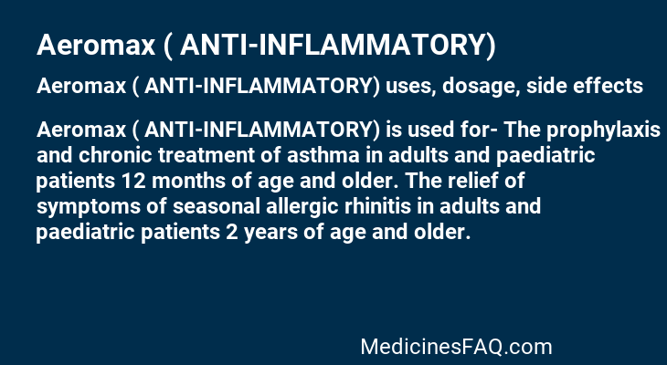 Aeromax ( ANTI-INFLAMMATORY)