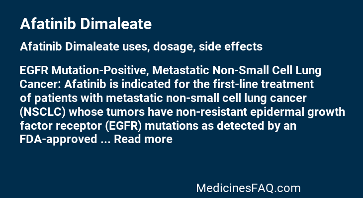 Afatinib Dimaleate