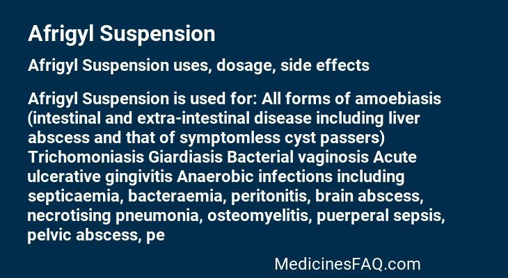 Afrigyl Suspension