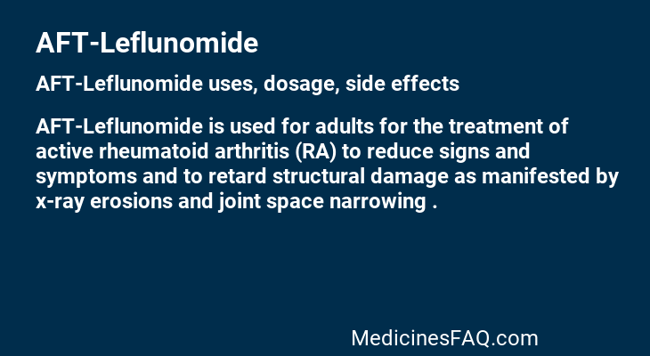 AFT-Leflunomide