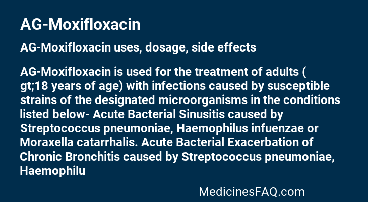 AG-Moxifloxacin