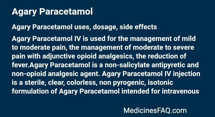 Agary Paracetamol
