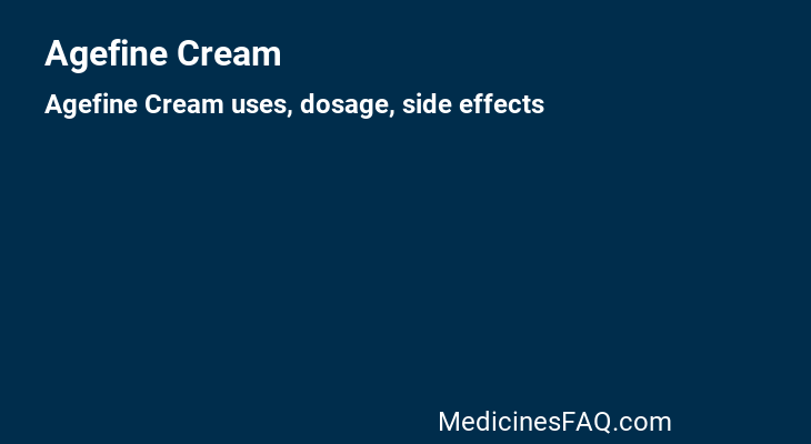 Agefine Cream