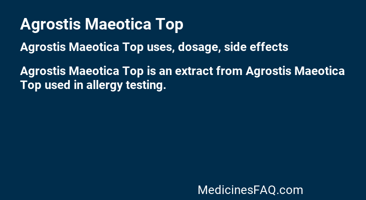 Agrostis Maeotica Top