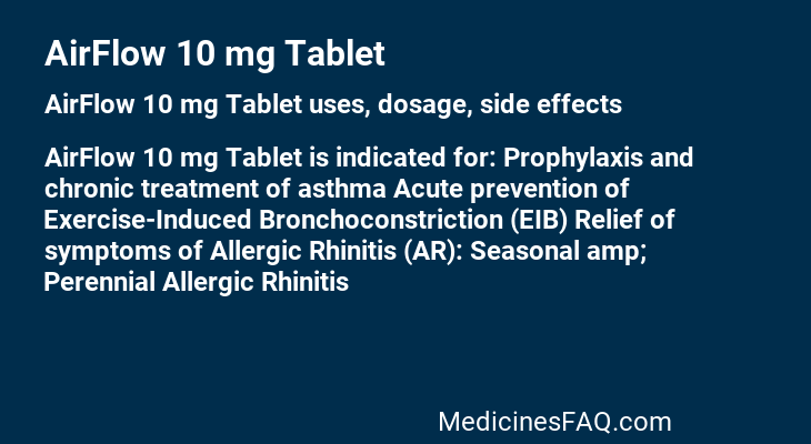 AirFlow 10 mg Tablet