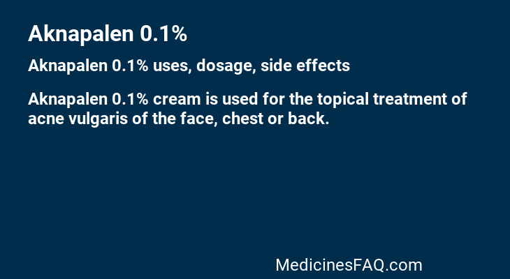 Aknapalen 0.1%