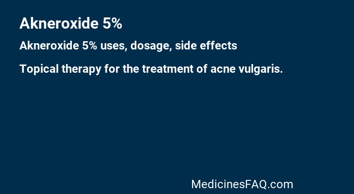 Akneroxide 5%