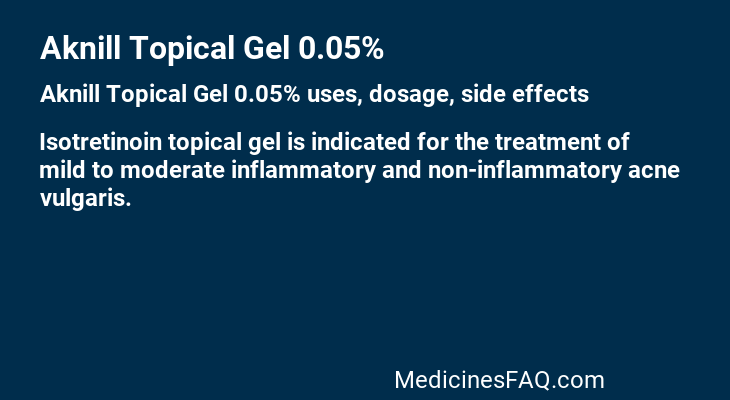 Aknill Topical Gel 0.05%