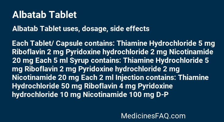 Albatab Tablet