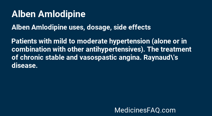 Alben Amlodipine