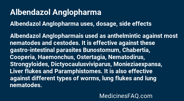 Albendazol Anglopharma