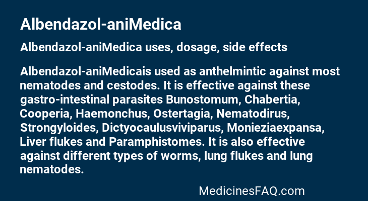 Albendazol-aniMedica