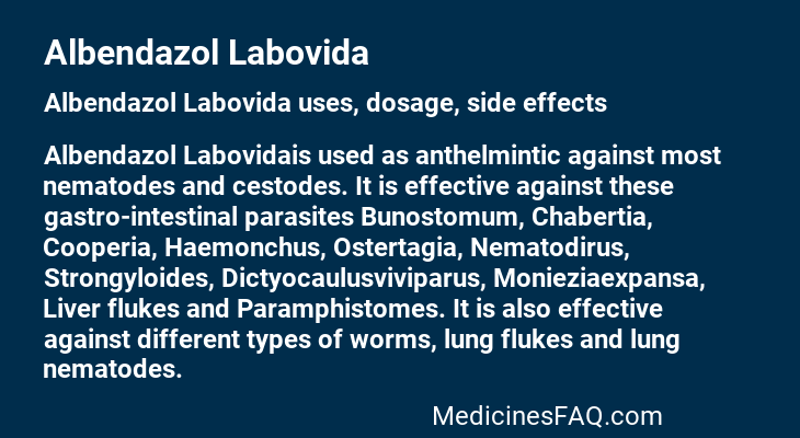 Albendazol Labovida