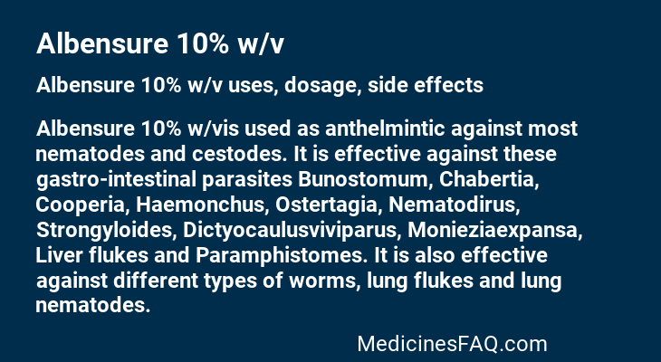 Albensure 10% w/v