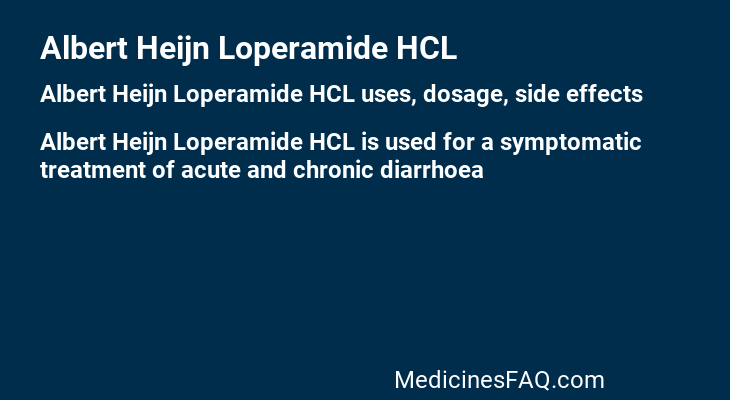 Albert Heijn Loperamide HCL