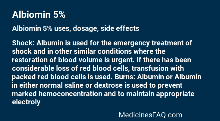 Albiomin 5%