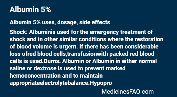 Albumin 5%