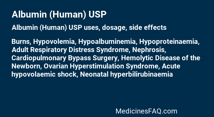 Albumin (Human) USP