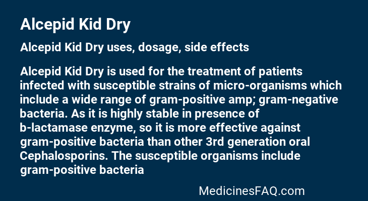 Alcepid Kid Dry