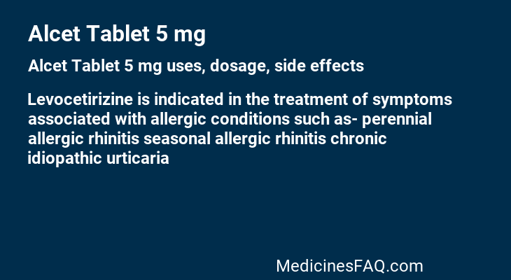 Alcet Tablet 5 mg