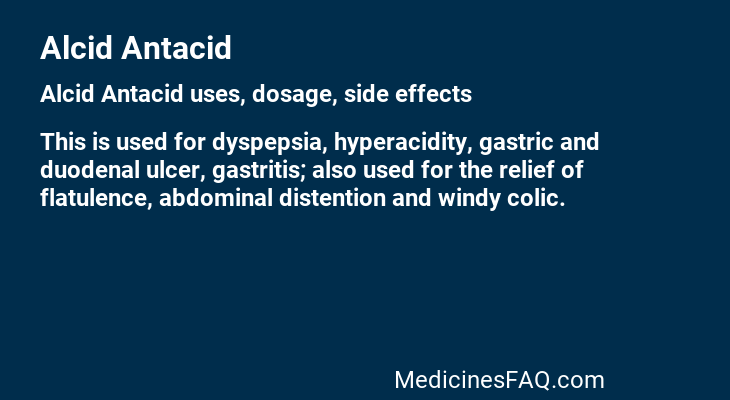 Alcid Antacid