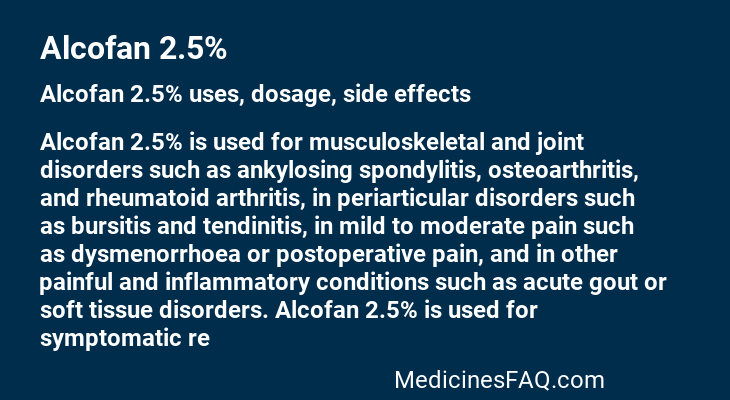 Alcofan 2.5%