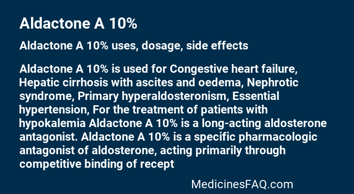 Aldactone A 10%