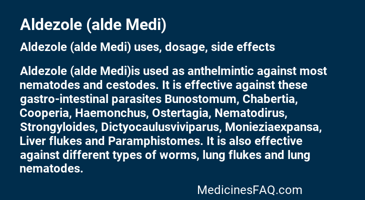Aldezole (alde Medi)
