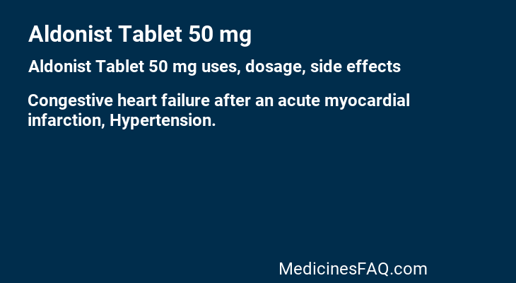 Aldonist Tablet 50 mg