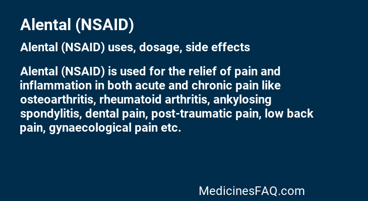 Alental (NSAID)