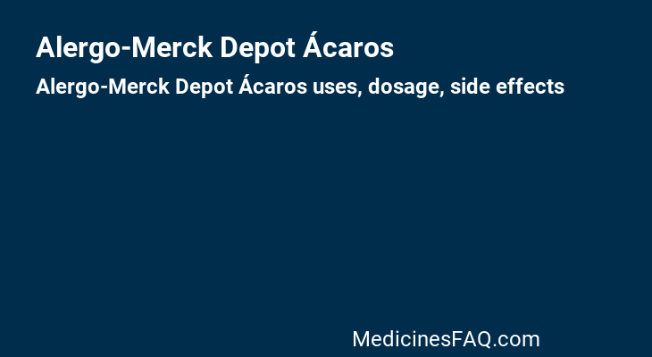 Alergo-Merck Depot Ácaros