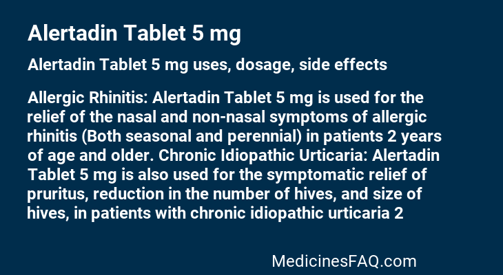 Alertadin Tablet 5 mg