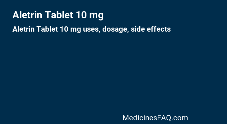 Aletrin Tablet 10 mg