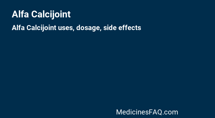 Alfa Calcijoint