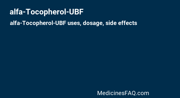 alfa-Tocopherol-UBF