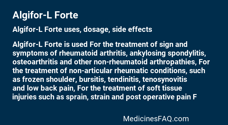 Algifor-L Forte